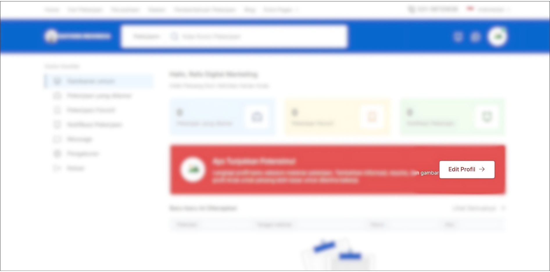 Cara Membuat akun Baru di Easyhire